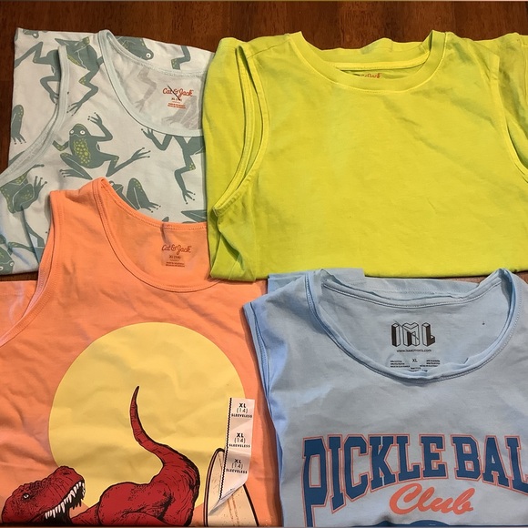 Cat and Jack (3) and IML tank tops. Size XL.  (14).  New with tags. - Picture 2 of 10